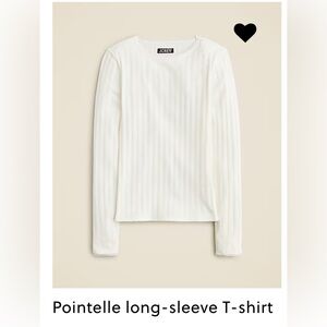 Brand New JCREW pointelle long sleeve